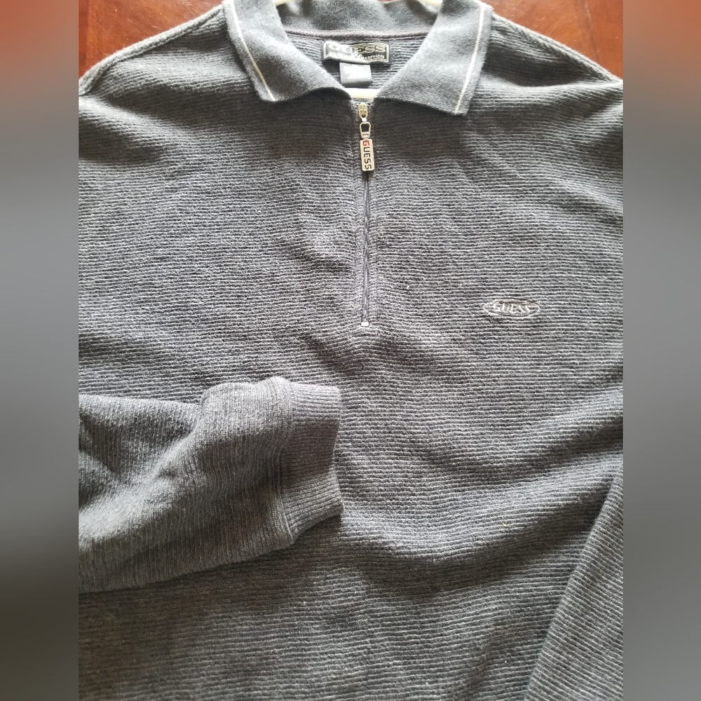 GUESS Men's Gray Sweater XL